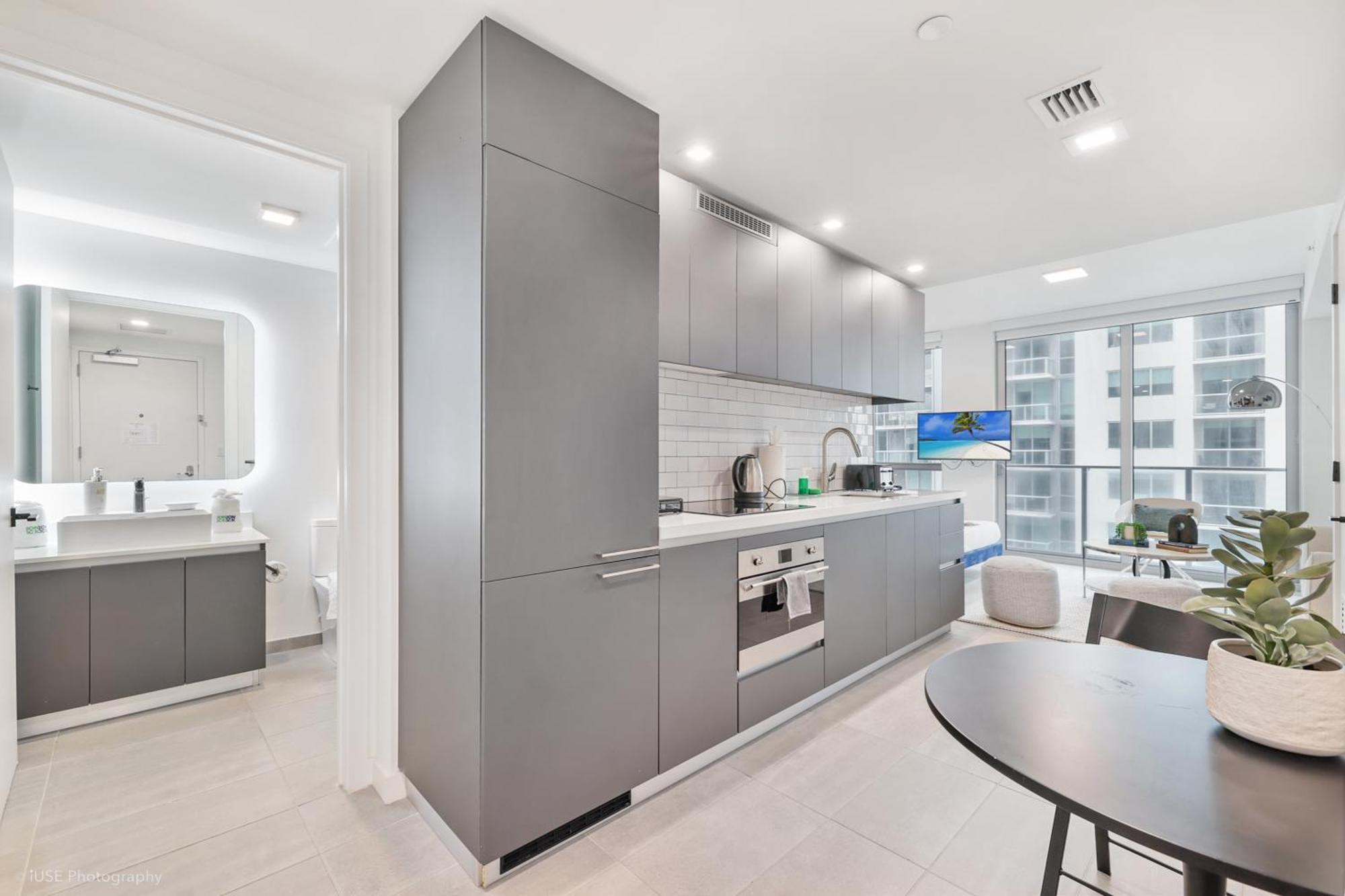 Apartamento Modern Luxe Studio In Downtown Miami With Rooftop Pool And Gym Miami