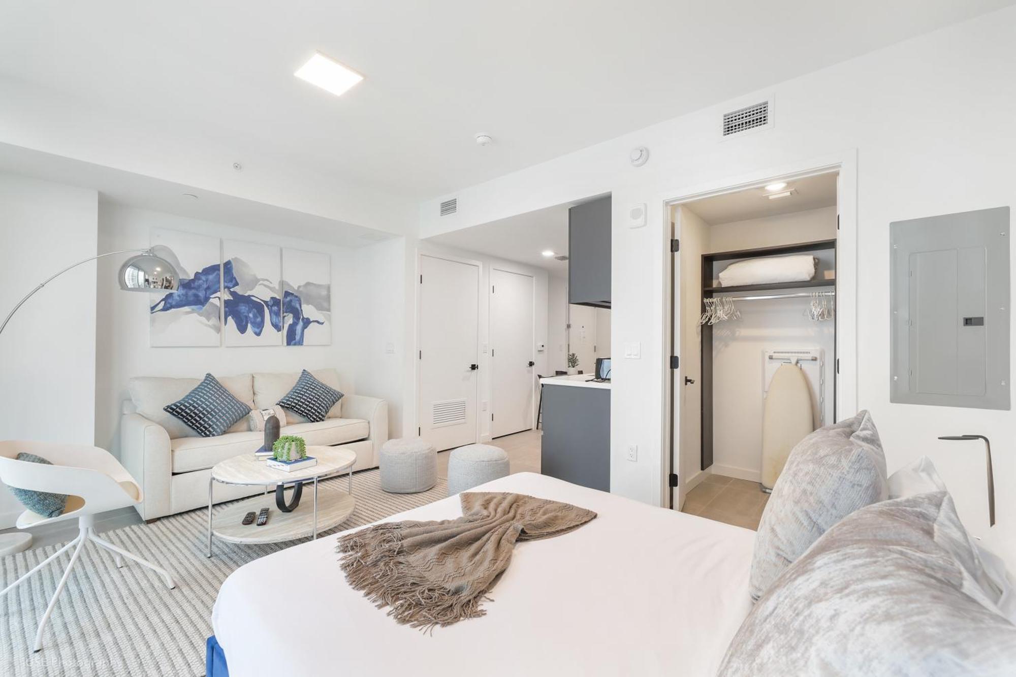 Modern Luxe Studio In Downtown Miami With Rooftop Pool And Gym Apartamento *