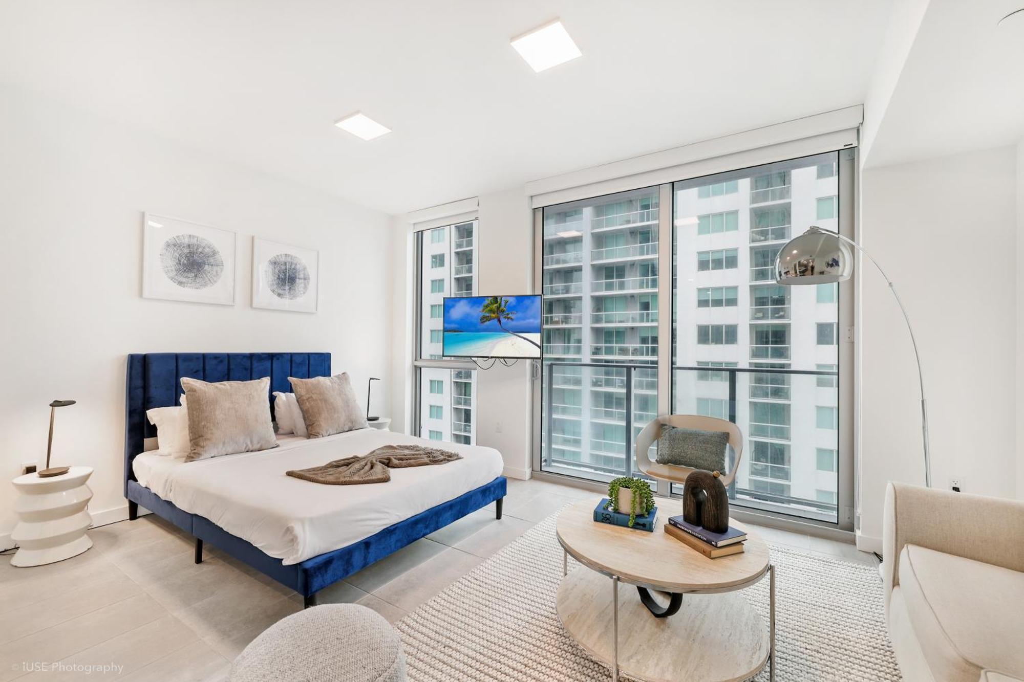 Apartamento Modern Luxe Studio In Downtown Miami With Rooftop Pool And Gym